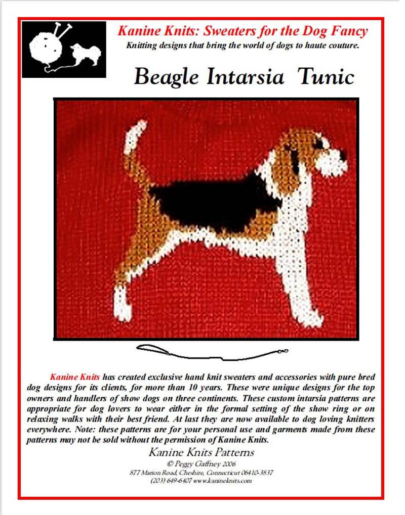 Beagle knitting hotsell pattern